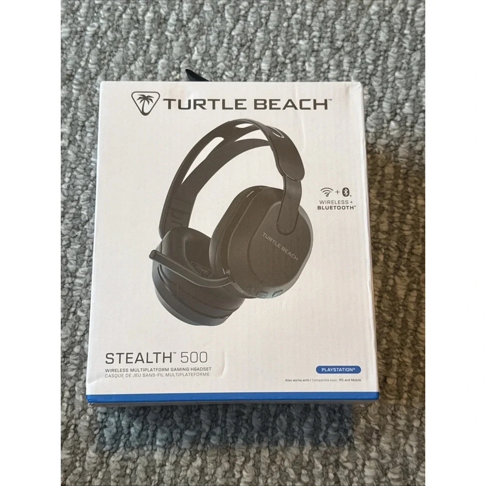 NEW SEALED Turtle Beach Stealth 500 Wireless Gaming Headset For Playstation + PC